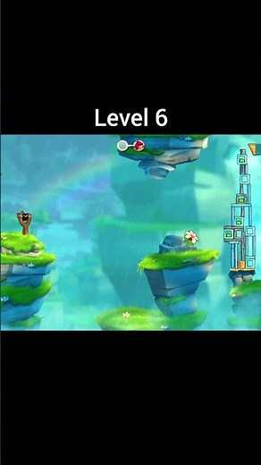 angry birds 2 level 6 aced #gaming #youtubeshorts #angry #angrybirds