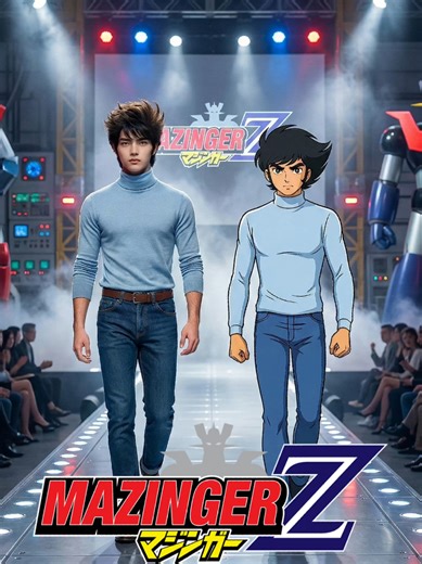 Futuristic Runway: Anime Meets AI Fashion Experience