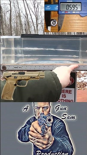 Blazer Brass JHP .40 S&W Ballistic Gel Test - 5" Full Size VS 3.2" Compact