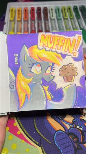 carni! 🧁 on Instagram: "DERPY HOOVES!! 💛🫧 finally finished a drawing of this fan favorite pony 🫶 the kind folks at @languo.lab gave me the chance to try out their acrylic gel pens!! 💗🌈 i honestly LOVE these pens so much! they’re super satisfying to use, the ink is smooth, opaque, and very layerable! (i did a LOT of layers LOL) 🫧 if you’re interesting in snagging some of these for yourself, don’t miss out on their black friday sale!!! it’s going on from now until december 1st 🫶🌈 you can 