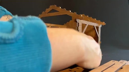 Nativity Stable Wood Decor - Easy Pack Design - Etsy