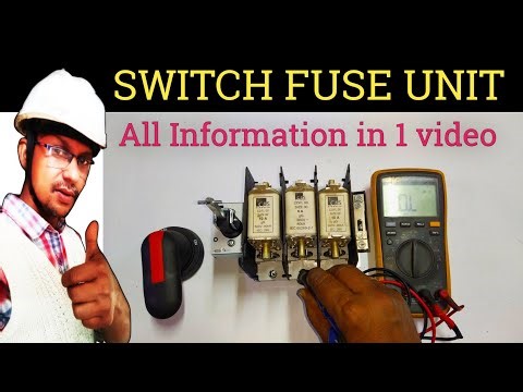 How does 63 Amp switch Fuse unit work | Sfu | L&T SFU main switch | what is HRC Fuse