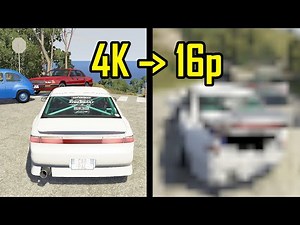 Beamng drive, but the screen resolution drops after each crash | Car Pal