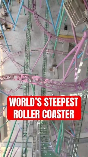 HOW WOULD YOU WATCH THE WORLD’S STEEPEST ROLLER COASTER?