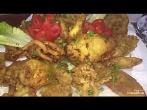 السيبيا او السبيط المقلي fried seafood