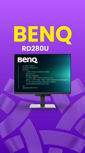 Crafted for coders and recognized by Taiwan Excellence, the BenQ RD280U Programming Monitor is your new coding superpower! With a unique 3:2 screen ratio and exclusive eye-care features, this display maximizes vertical code visibility and ensures comfortable, focused work during long sessions, day or night. 🔸 Unique 3:2 Aspect Ratio: The 28.2" 4K (3840x2560) design provides extra vertical screen real estate for less scrolling through code. 🔸 MoonHalo Backlight: Built-in ambient halo lighting w