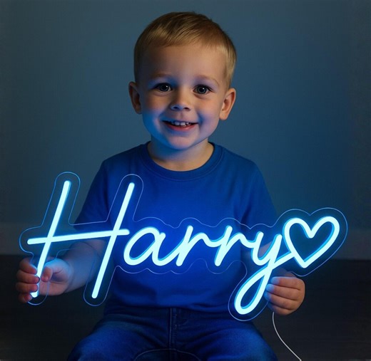 Neon Name Sign Kids: Led Light up Sign Custom | Personalized Dorm Room Signs - Etsy