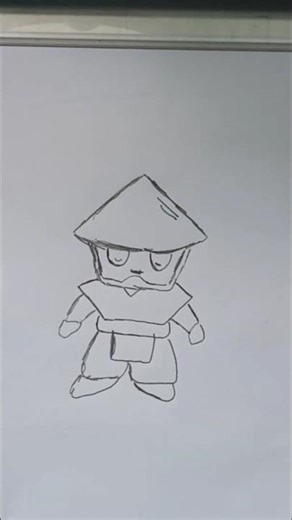 How to Draw Raiden in Chibi Version #Raiden #Chibi #MortalKombat