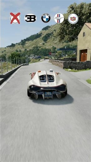 Would You Survive This Traffic Crash? #beamngdrive #shortvideo #beamngrao #gaming