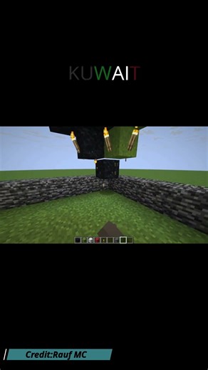 ASIA FLAG Part 10 | KUWAIT #minecraft #sandart #shorts #fyp