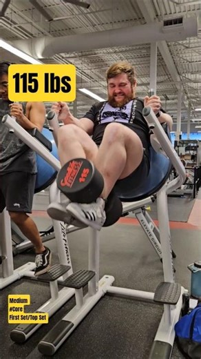 115lbs Hanging Ab Crunches (Medium) [Half-Hang] | #fitness #shorts #core