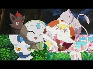 Sylveon , Meowstic , Meloetta, Zorua, Mew & Braixen - AMV - Waves