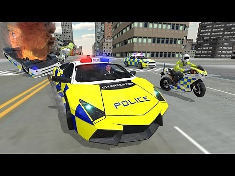 Police Car Driving - Motorbike Riding Gameplay Trailer