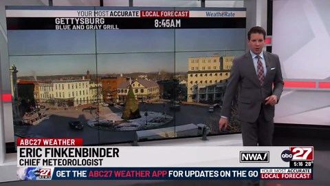 Eric's Tuesday PM forecast update