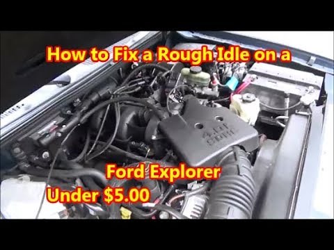 How to Fix a Rough Idle on Ford Explorer! PCV Vacuum Leak $5.00 | Ranger | EVAP