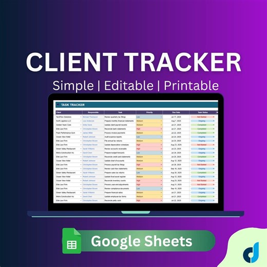Client Tracker Spreadsheet: Google Sheets CRM, Lead Management (digital Download) - Etsy