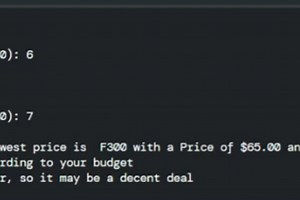 Product Price/Rating Calculator