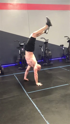 Handstand walk. One step at a time