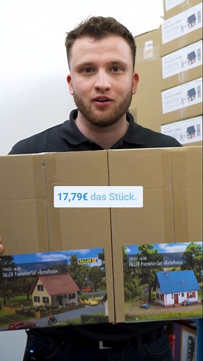 1.4K views · 171 reactions | Endlich wieder da  Die FALLER Promotion-Sets mit einem Bausatz und allen benötigten Werkzeugen sind das perfekte Starter-Kit  Auch toll als Geschenk   Limitierte Auflage  JETZT SICHERN #modellbahnshoplippe #modellbahnanlage #modellbahnhobby #modellbahner #modellbau #bausatz #fallermodellbau #startset #1zu87 | modellbahnshop-lippe.com | Facebook