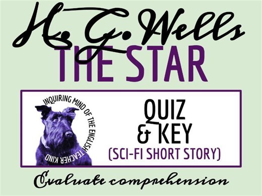"The Star" by H. G. Wells Quiz and Answer Key | Sci-fi Short Story | Reading Worksheet | Teaching Resources