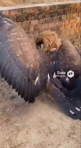 Eagle Strikes in Silent Descent, Cat Reacts in a Split Second 🦅🐈🔥