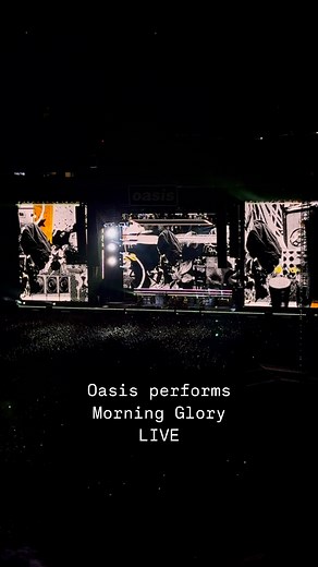 If we’re dreaming we never want to wake up. @oasis performs Morning Glory LIVE #oasis #oasislive25 🎥: @themichellecorr | Alt 104.5 Philadelphia