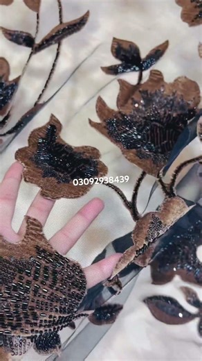 New aplack net cutdana design #designerclothes #dress #womensnewcollection #fashion