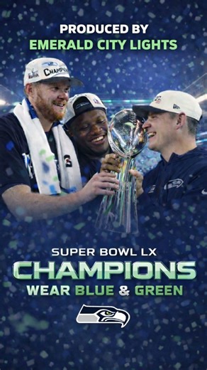 Champions Wear Blue & Green ⚡ Seattle Seahawks Rock Anthem | 12s Short