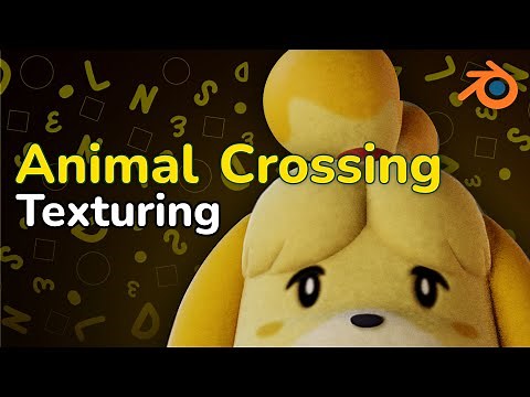 Texturing Animal Crossing Models | Blender