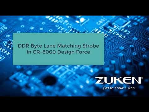 CR 8000 Design Force DDR Byte Lane Matching Strobes