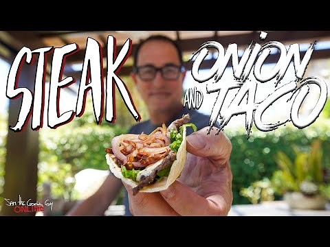 Best Steak & Onion Taco | SAM THE COOKING GUY