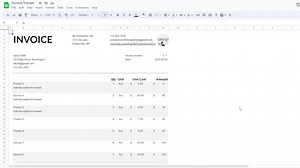 Invoice Generator & Tracker Google Sheets and Excel | Smart Invoice Template Small Business Billing Log Spreadsheet Payment Tracker Estimate - Etsy
