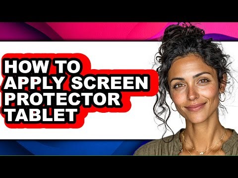 How to Apply Screen Protector Tablet (only Way)