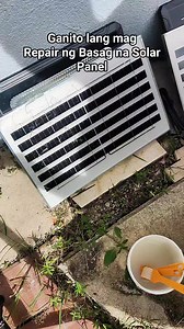 23K views · 191 reactions | Ganito lang e repair ang basag na solar panel. Transparent waterproof glue gamitin. Nag cha-charge parin yan basta hindi lang napunit yung film sa loob. #solarpower #solarpanels #diy | Leonard Morales | Facebook