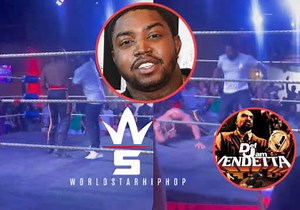 Lil Scrappy Steps In A Wrestling Ring & Got Bucked.. Looking Like EA's Def Jam Fighting Series!