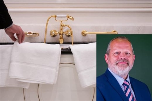 Deputy leader of Reform-led West Northants Council reportedly logged into online meeting while preparing a bath – with fellow councillor getting more than an eyeful in the process