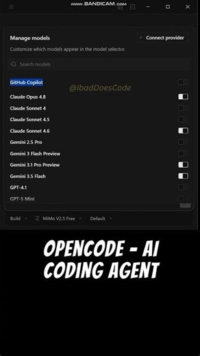 😍😍 The Best Open Source AI Coding Agent I Have Used So Far! #coding #agent #opencode #ai