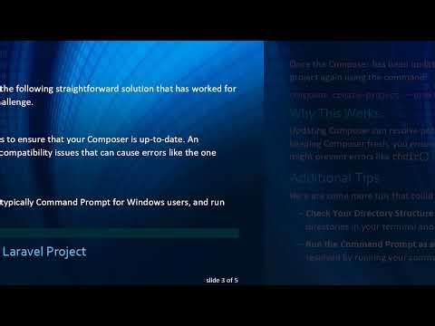 How to Fix the chdir(): No such file or directory (errno 2) Error in Laravel Projects