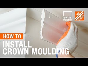 How-To Workshops - How to Install Crown Moulding | The Home Depot