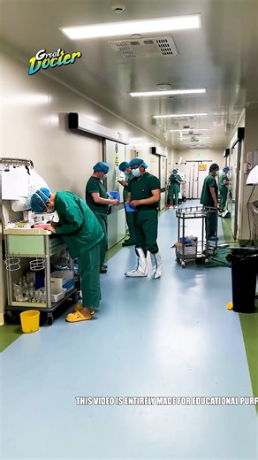 "Preparing for success — doctors getting ready for the OPT procedure, ensuring every detail is in place for a smooth operation." #fyp #foryou #OPTprocedure #medicalcare #doctorsatwork | Great Doctor