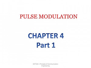 PULSE MODULATION - SlideServe
