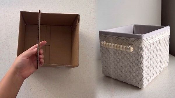 DIY Storage Basket Inspired by Expensive Designs