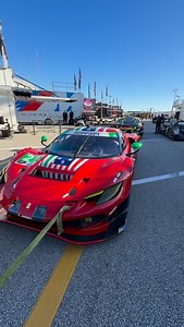 La Ferrari 296 GT3 Evo se dévoile face à la concurrence à l’occasion des essais @imsa_racing organisés à @daytona. #ferrari #gt3 #racing #motorsport #maranello | Endurance-Info