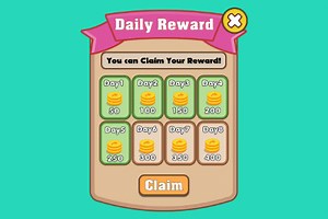 Daily Reward (no plugin) - Free Addicting Game ★★★★★