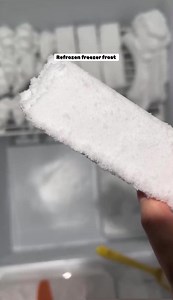 Satisfying Freezer Frost ASMR with Snow White Ice