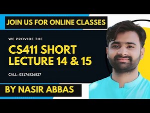 CS411 Lecture 14&15 BY VUBWN CS411 SHORT LECTURES | CS411 Midterm Preparation | CS411 Short Lectures