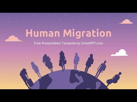Free Human Migration PPT Template & Google Slides Theme by GreatPPT