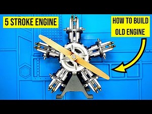 aircraft radial engine, 5 Stroke Engine Build
