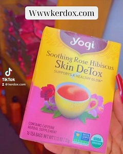 Yogi soothing rose hibiscus skin detox - 16 sachets Yogi Tea Le thé...