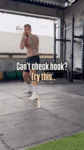 Can’t check hook? Try this drill. It’s only as complicated as you want to make it. When something feels hard break it down into smaller pieces and practice those first to build some coordination 👊🏻 | Day One Martial Arts